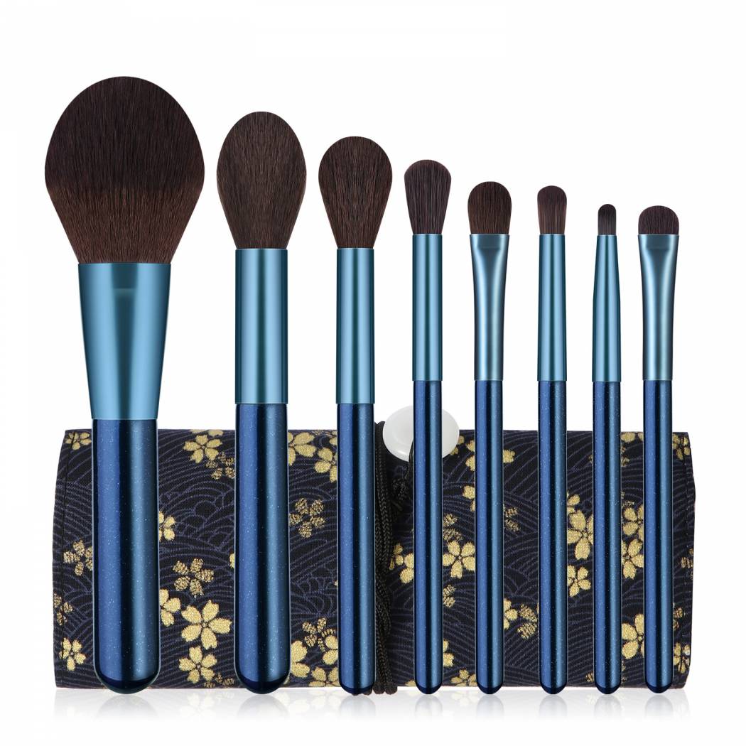 8pcs make-up brush set small grape portable make-up brush eye brush beauty make-up tools manufacturers direct sales